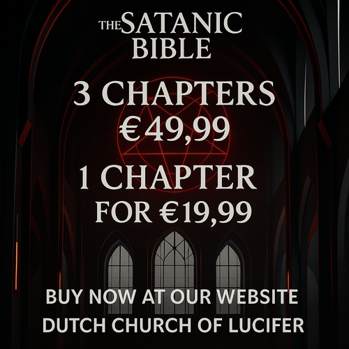 PRE ORDER 20 Juli 2026 Satanic bible - ALL 3 CHAPTERS!